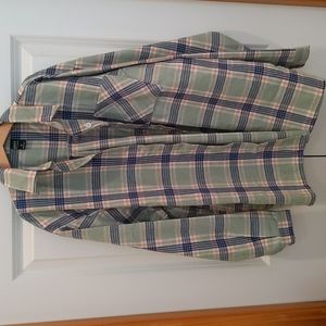 Dazy Button Up Oversized Flannel